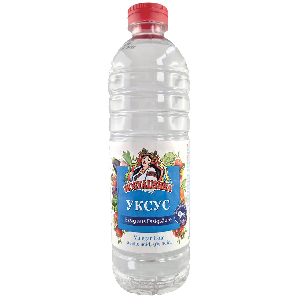 Azijn van azijnzuur, 9% zuur.