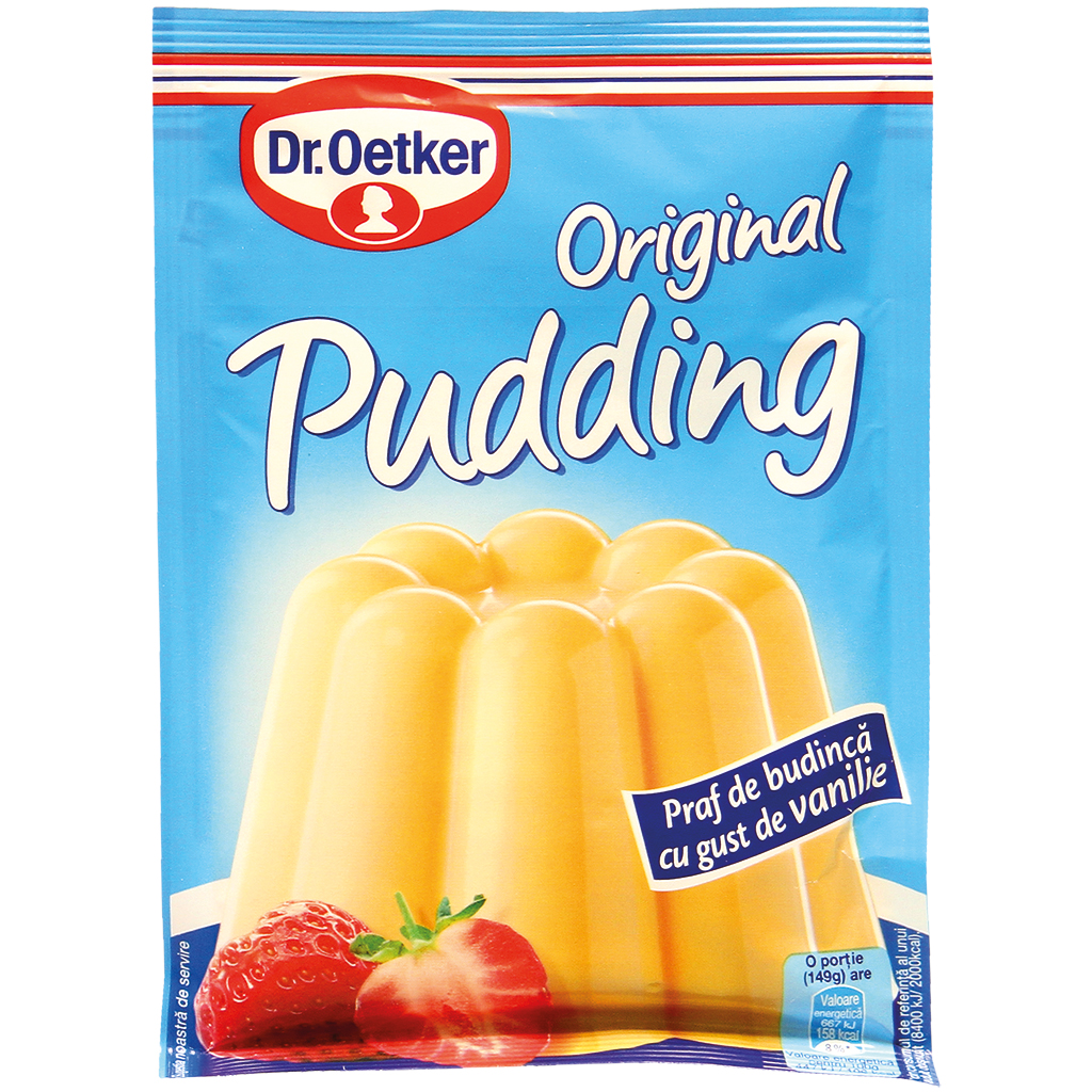 Puddingpoeder met vanillesmaak