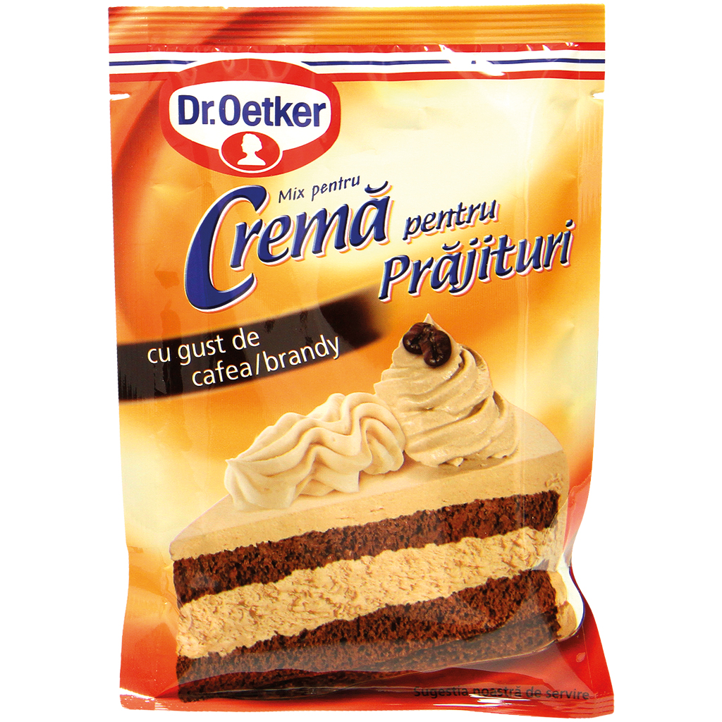 Crema pentru prajituri cu gust de cafea/brandy