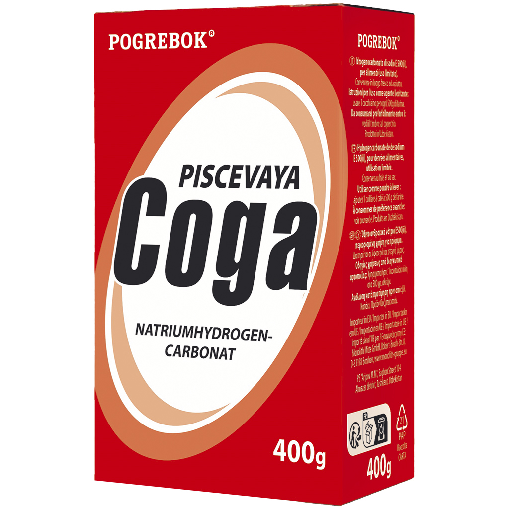 Natriumwaterstofcarbonaat E 500(ii).