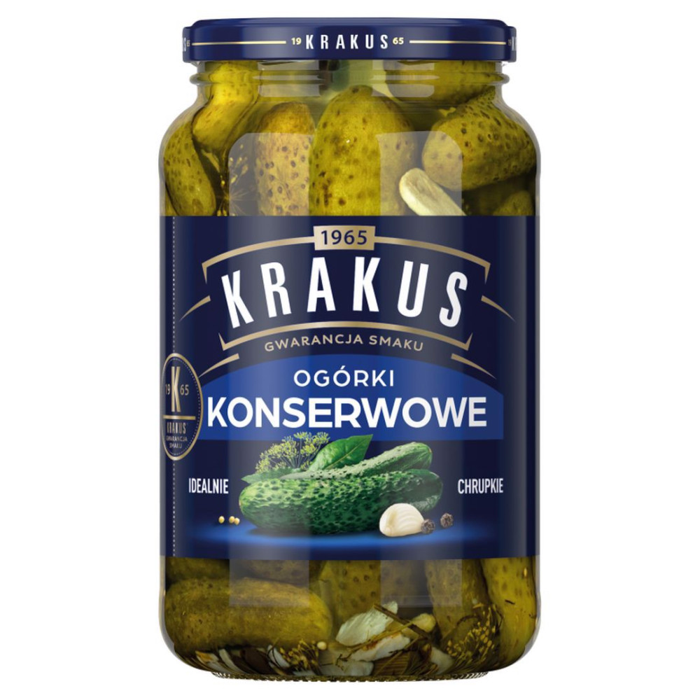 Krakus komkommers in blik