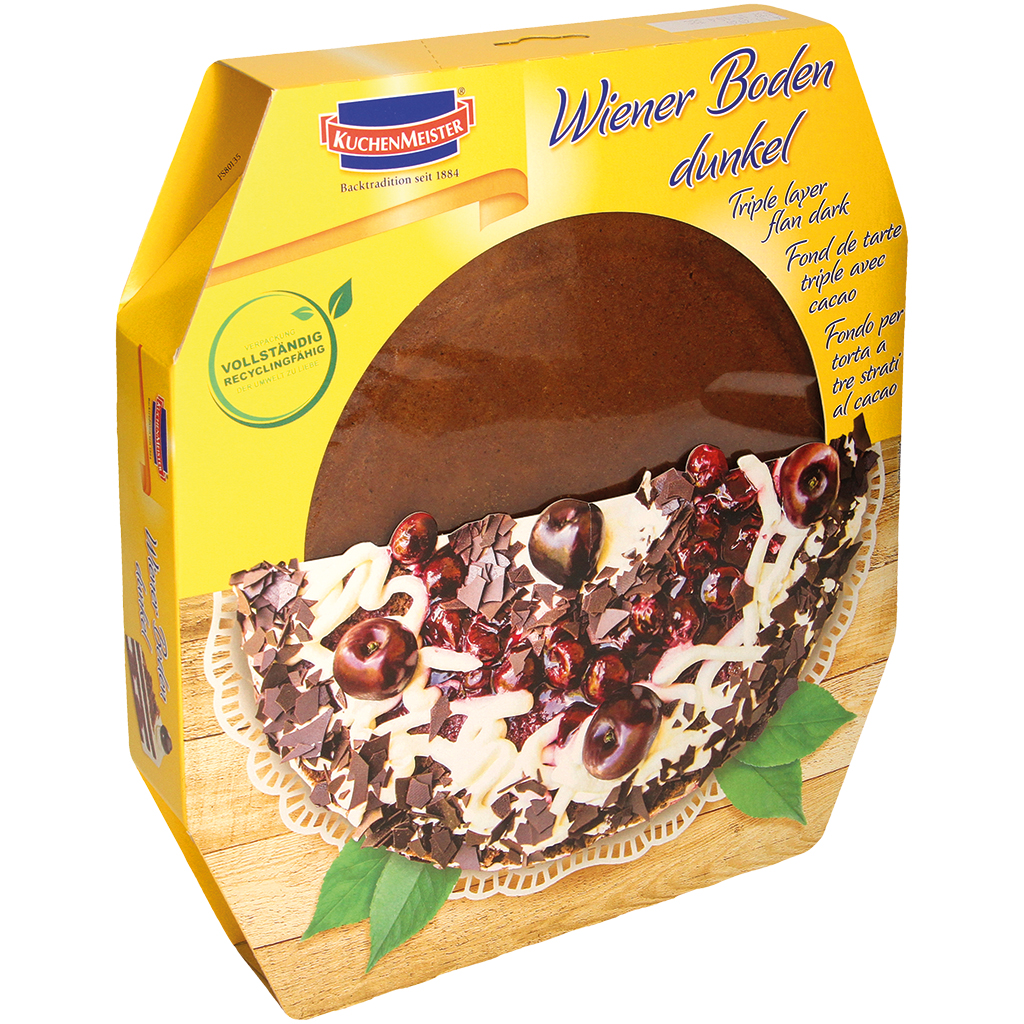 Коржи для торта тёмные 3 шт.