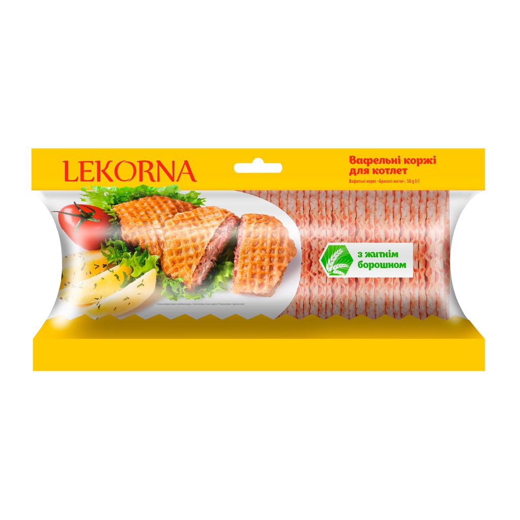 Wafelbladen "Brizoli" met roggebloem