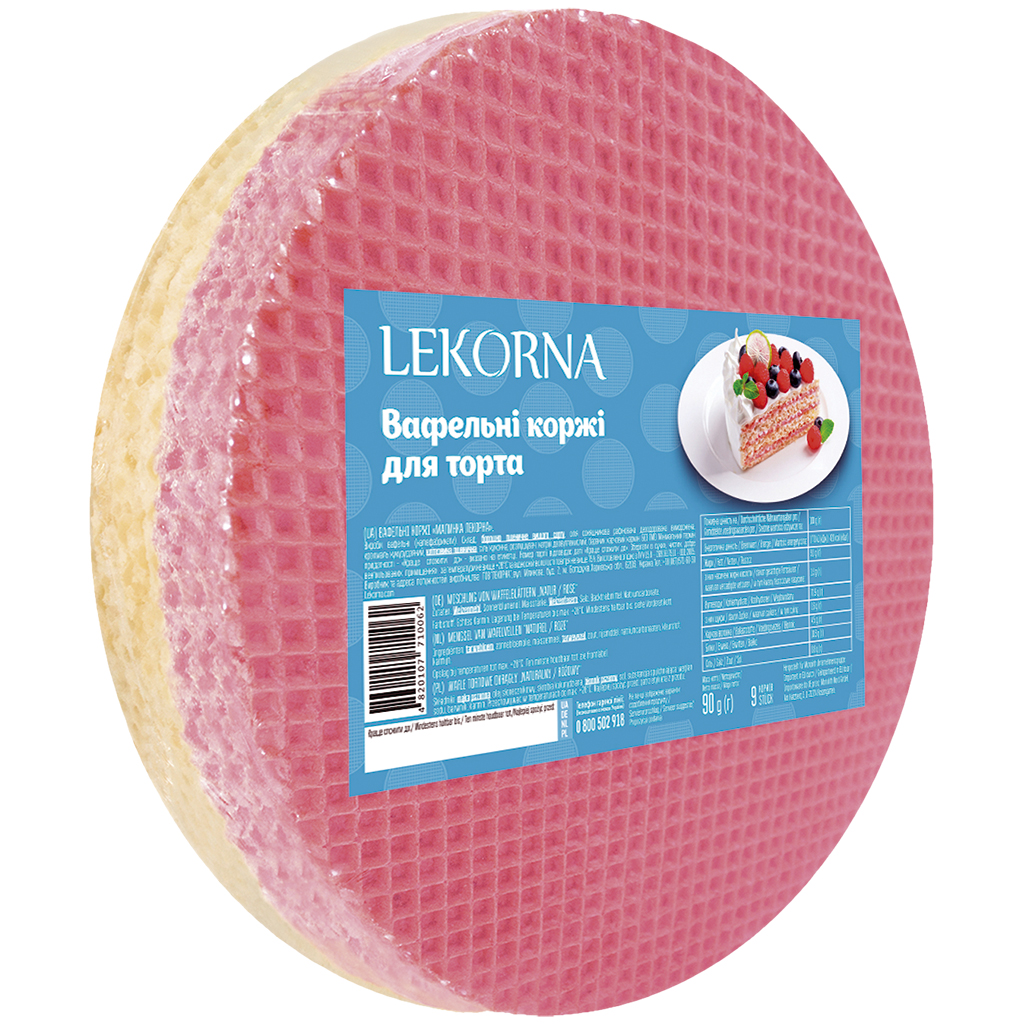 Mengeling van wafelbladen "Natuur / Roze"