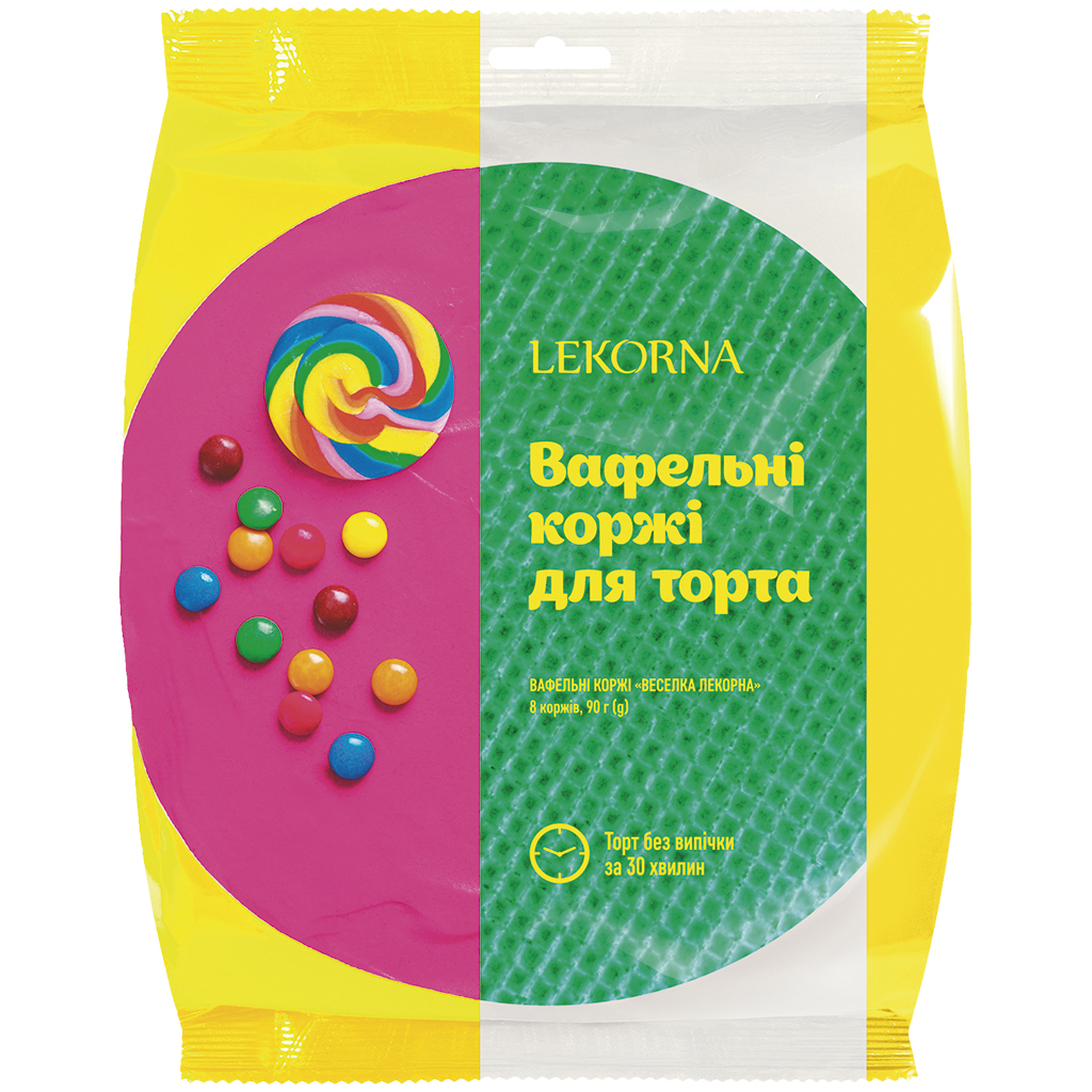 Вафельные коржи "Веселка"