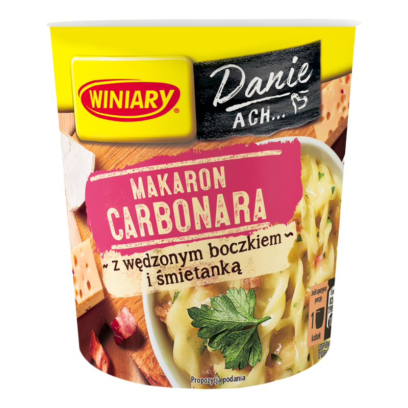 Winiary 5minut pasta carbonara
