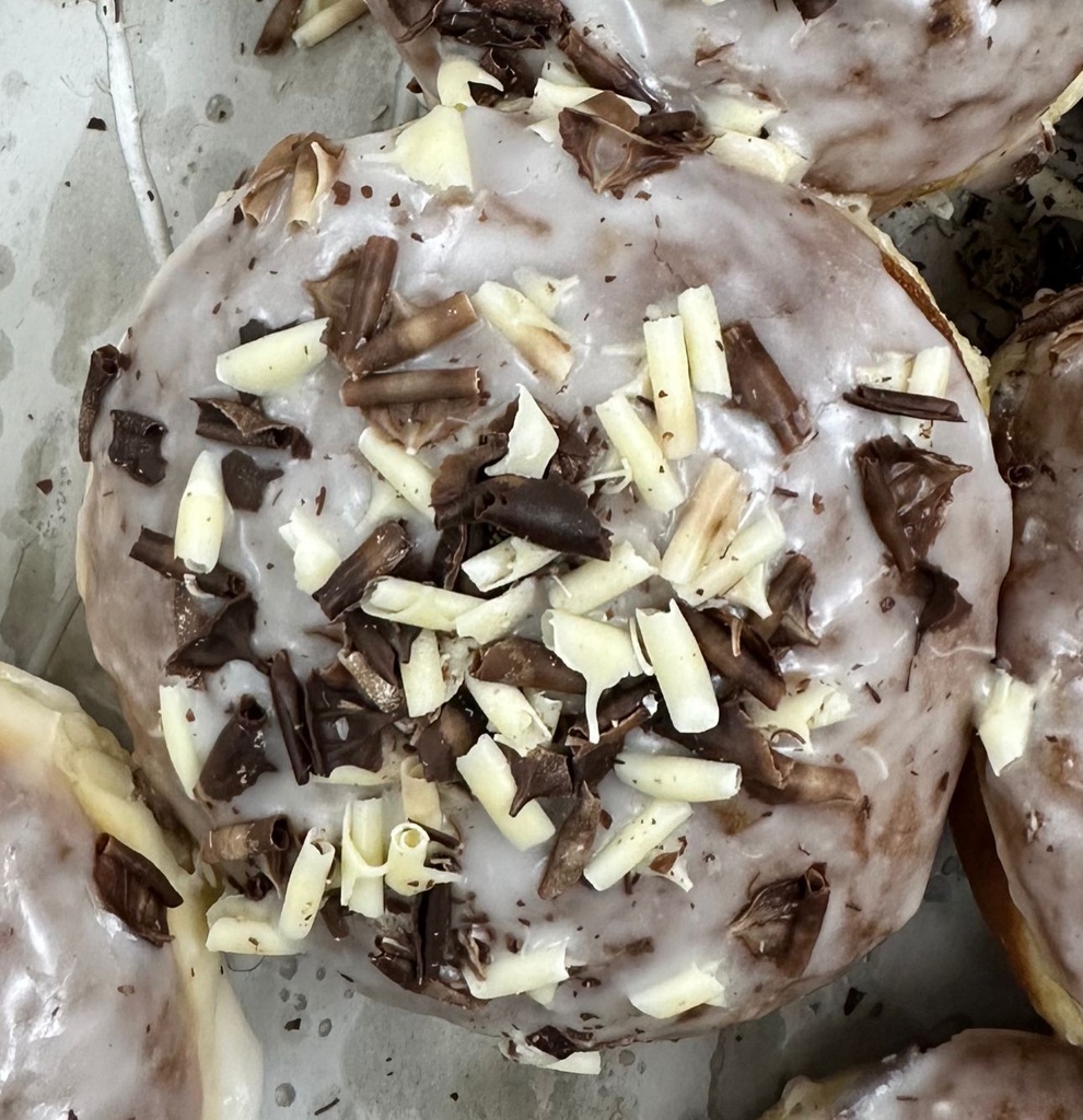 Donut met framboos