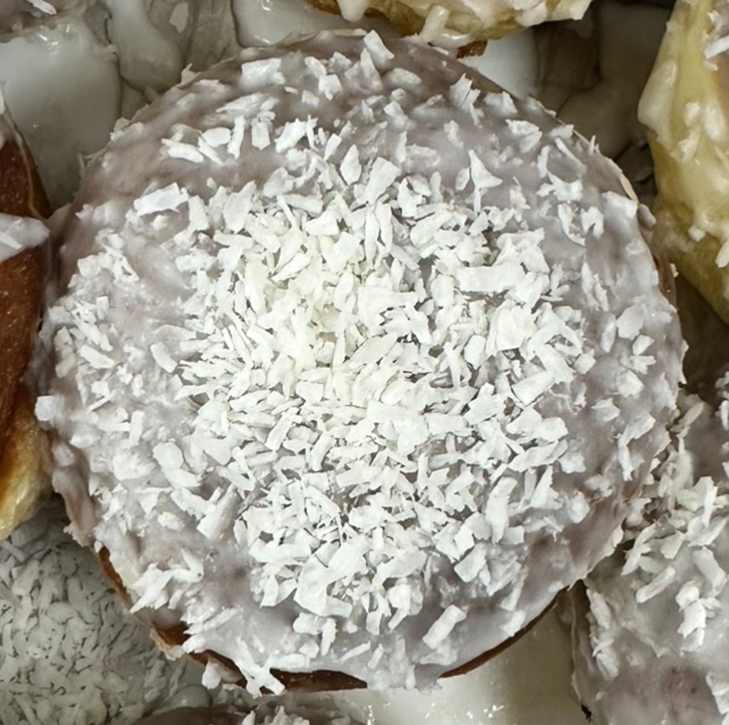Donut met pudding