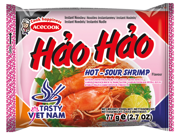 Hao Hao Instant Noodles Hot & Sour 77g