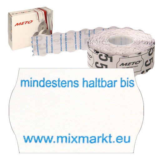 Labels voor handprijslabelprinter met "THT"-logo 26X16 ETIK 