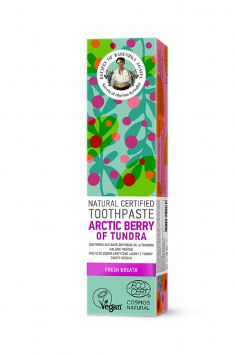 Gecertificeerde natuurlijke tandpasta, Arctische toendra-bes