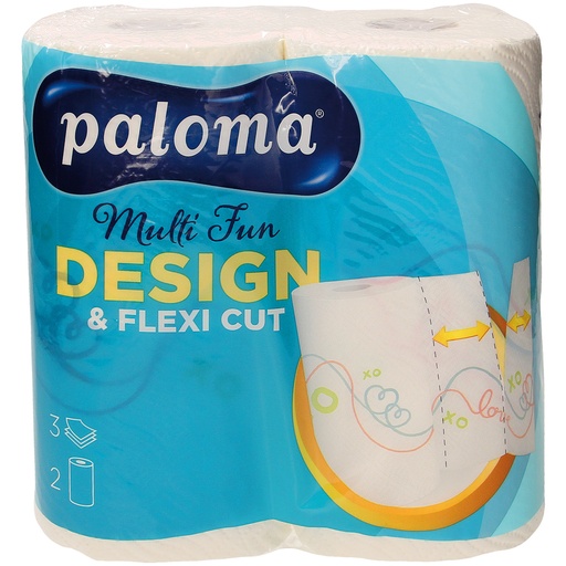 Keukenrollen 'Paloma Multi Fun Flexi Sheet'