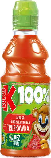 Kubus aardbei appel en banaan