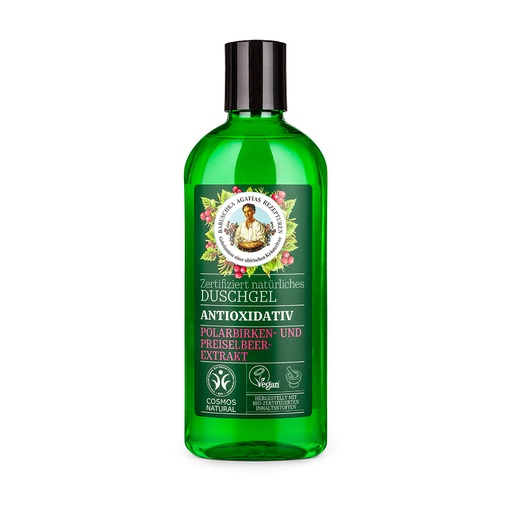Сертифицированный натуральный гель для душа с антиоксидантам