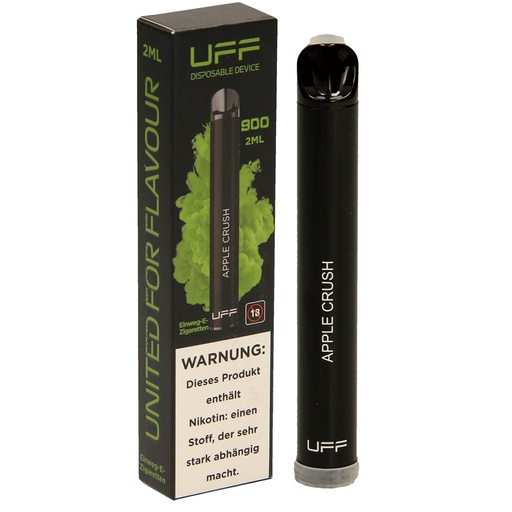 "Apple Crush" Wegwerpe-sigaret (met nicotine), 20mg/ml