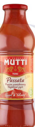 Mutti pomodoro passata van tomaten