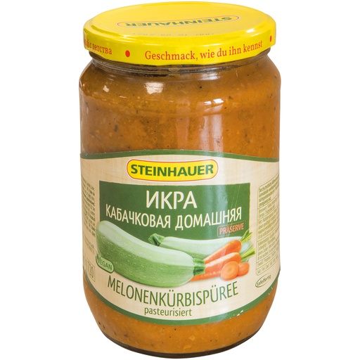 Meloenpompoenpuree, gepasteuriseerd "Domaschnaja"