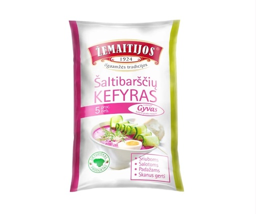 ŽEMAITIJOS kefir SALTIBARČIŲ, 5% vet