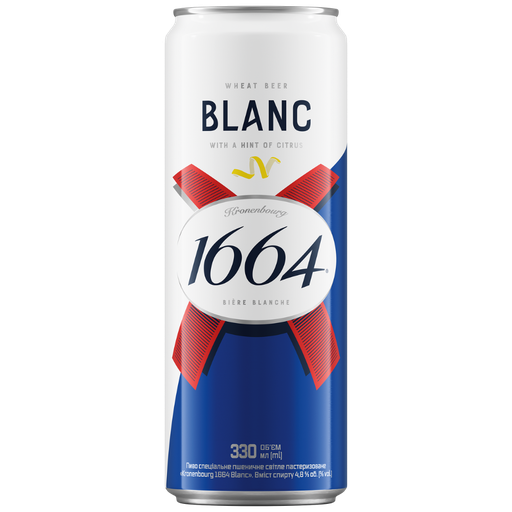 KRONENBOURG 1664 BLANC BIER 5%