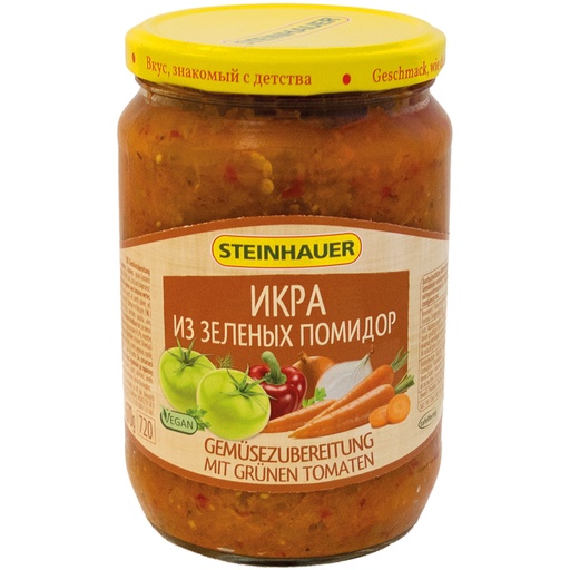 Икра из зеленых помидор