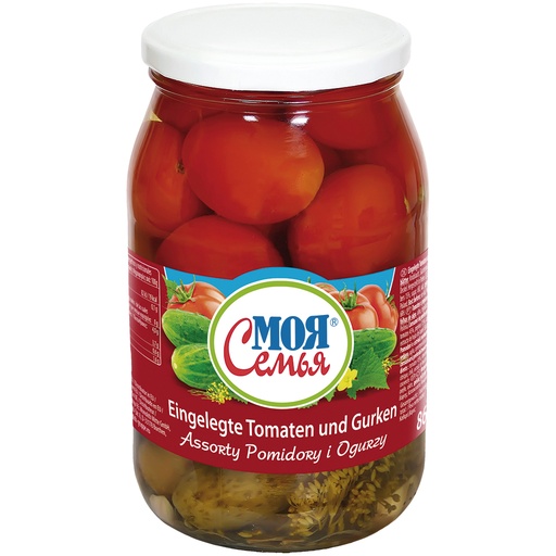 "MOJA SEMJA" Ingelegde Tomaten en Komkommers