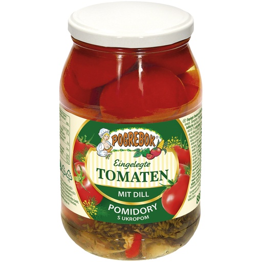Ingelegde tomaten met dille