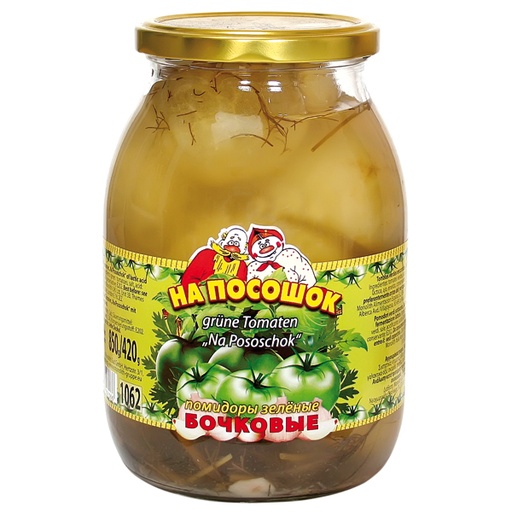 Ingelegde groene tomaten ''Bochkovije''