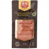 Dalmatinska pecenica in zout gezouten, koudgerookte zalmham
