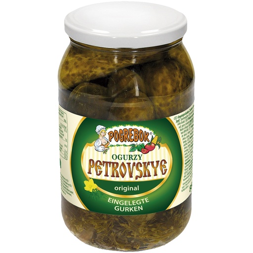 "POGREBOK" Ingelegde Komkommers "Petrovskie"