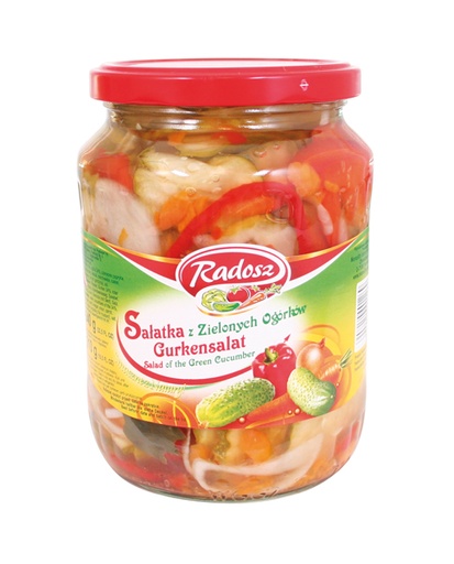 Komkommersalade "Salatka z zielonych Ogorkow"