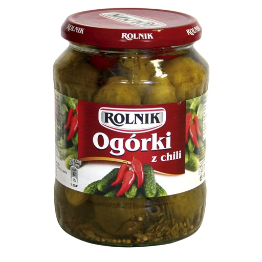 Консервированные огурчики с чили