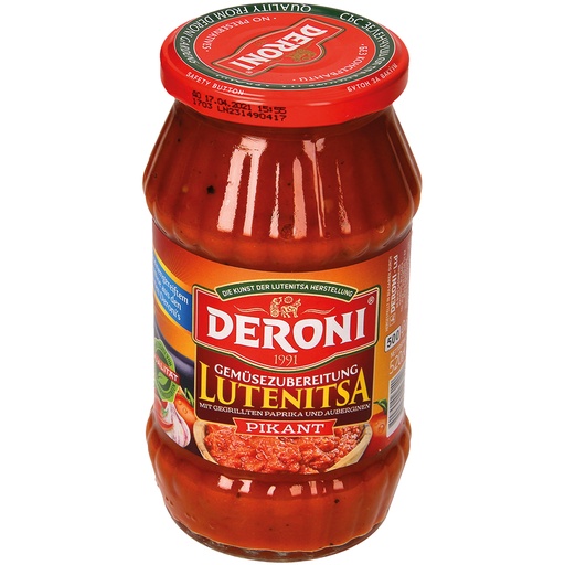 Овощное пюре пикантное "Lutenitsa Lutiva"