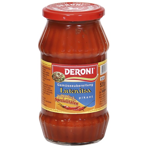 Groente bereiding "Lutenitsa", pittig