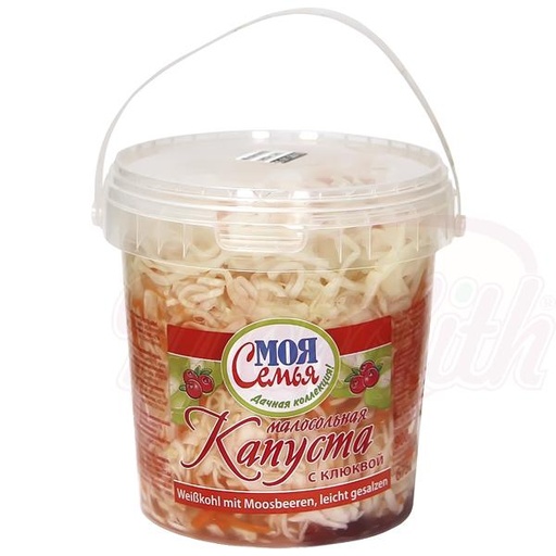 Moja Semja Малосольная капуста с клюквой