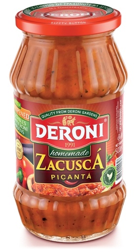 Groentenbereiding "Zacusca" pittig, met gegrilde paprika & a