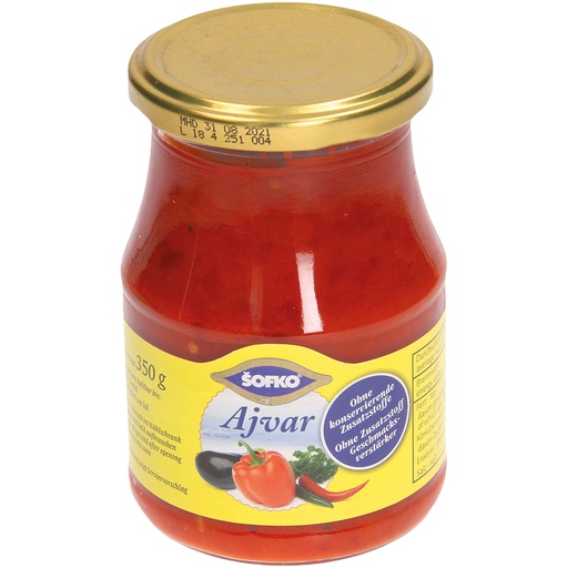 Овощная заготовка "Ajvar" из пeрца и баклажан