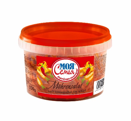 Wortelsalade naar Koreaanse stijl, pikant