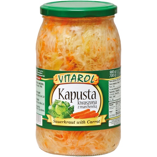 Zuurkool met wortelen