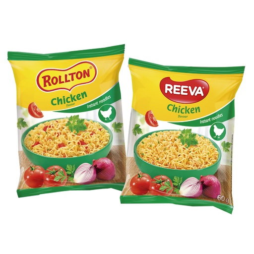 "Reeva" Instantnoedelgerecht met kippenvleessmaak - voor de snelle bereiding
