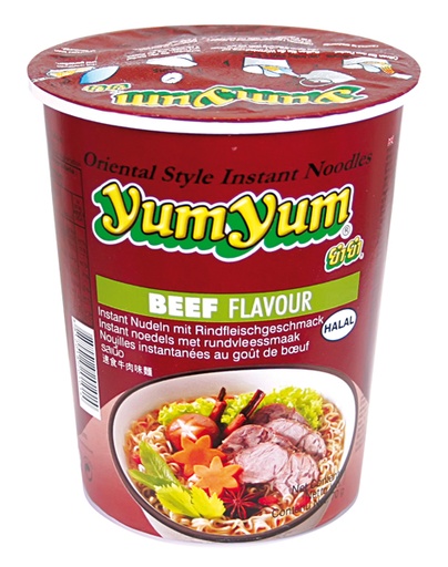 Лапша быстрого приготовления со вкусом говядины "Юм-Юм"