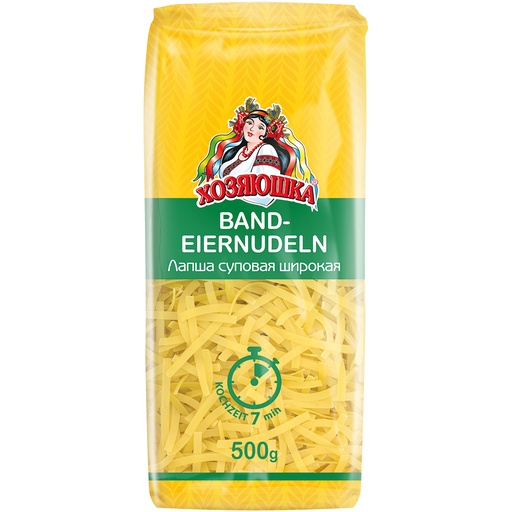 Хозяюшка Лапша суповая широкая