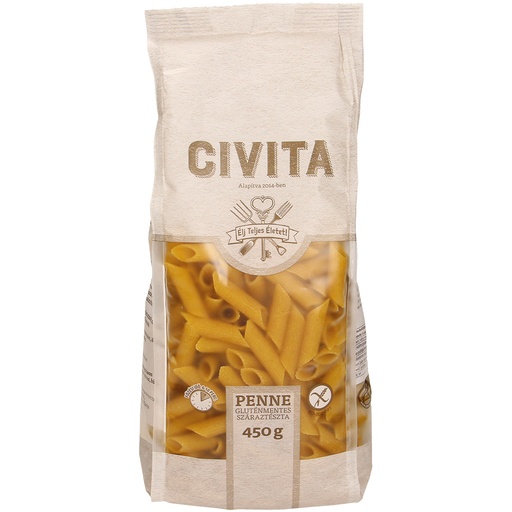 Pasta van maïsmeel "Penne", van nature glutenvrij