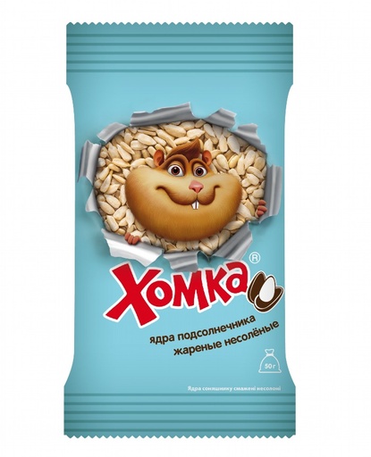 Ядра подсолнечника жареные несоленые "Хомка"
