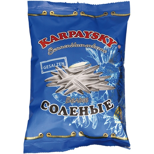 Geroosterde witte zonnebloempitten met schil, gezouten "Karpaysky"