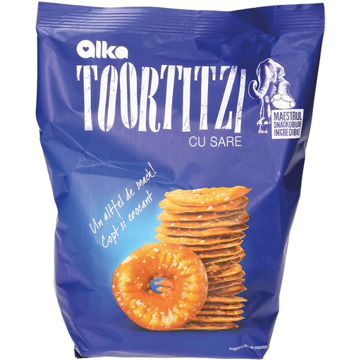 Knabbelen "Toortitzi" met zeezout