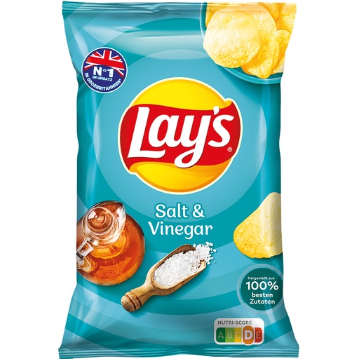 Картофельные чипсы "Lays Salt and Vinegar" со вкусом соли и