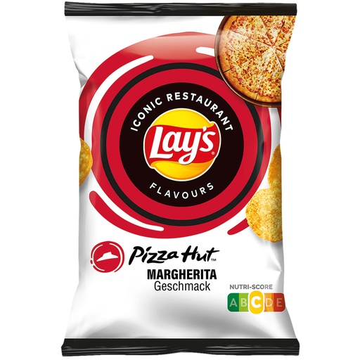 Lays Pizza Hut Margherita Aardappelchips met Pizza Margherita-smaak