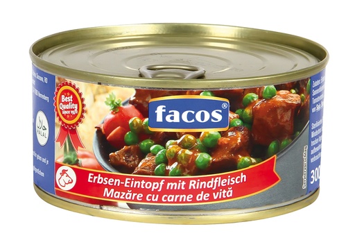 Facos Erwtenstoofpot met rundvlees