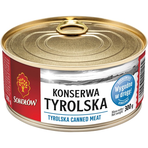 Gestoofd varkensvlees "Konserwa Tyrolska"