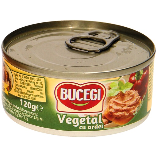 Vegetarische broodbeleg met paprika "Bucegi"